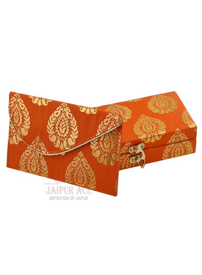 JAIPUR ACE Wood Printed Decorative Shagun Cash Money Box With Envelop Wedding Gift Jewellery Wrap Assorted Pack Of 2 Multicolored Gaddi Box - Image 5